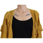 Aniye By Gold Long Sleeves Ruffled Women Cardigan Sweater