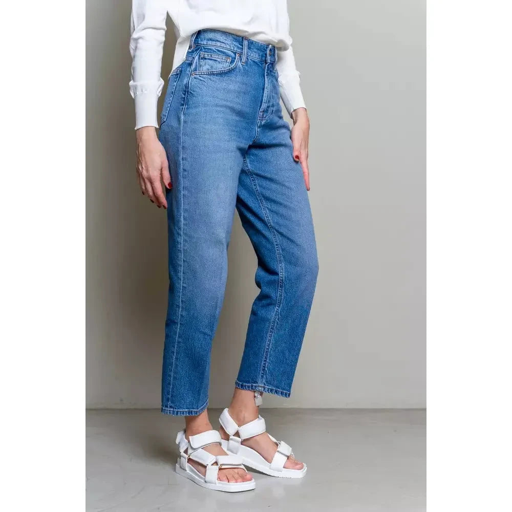 Don The Fuller Blue Cotton Women Jeans