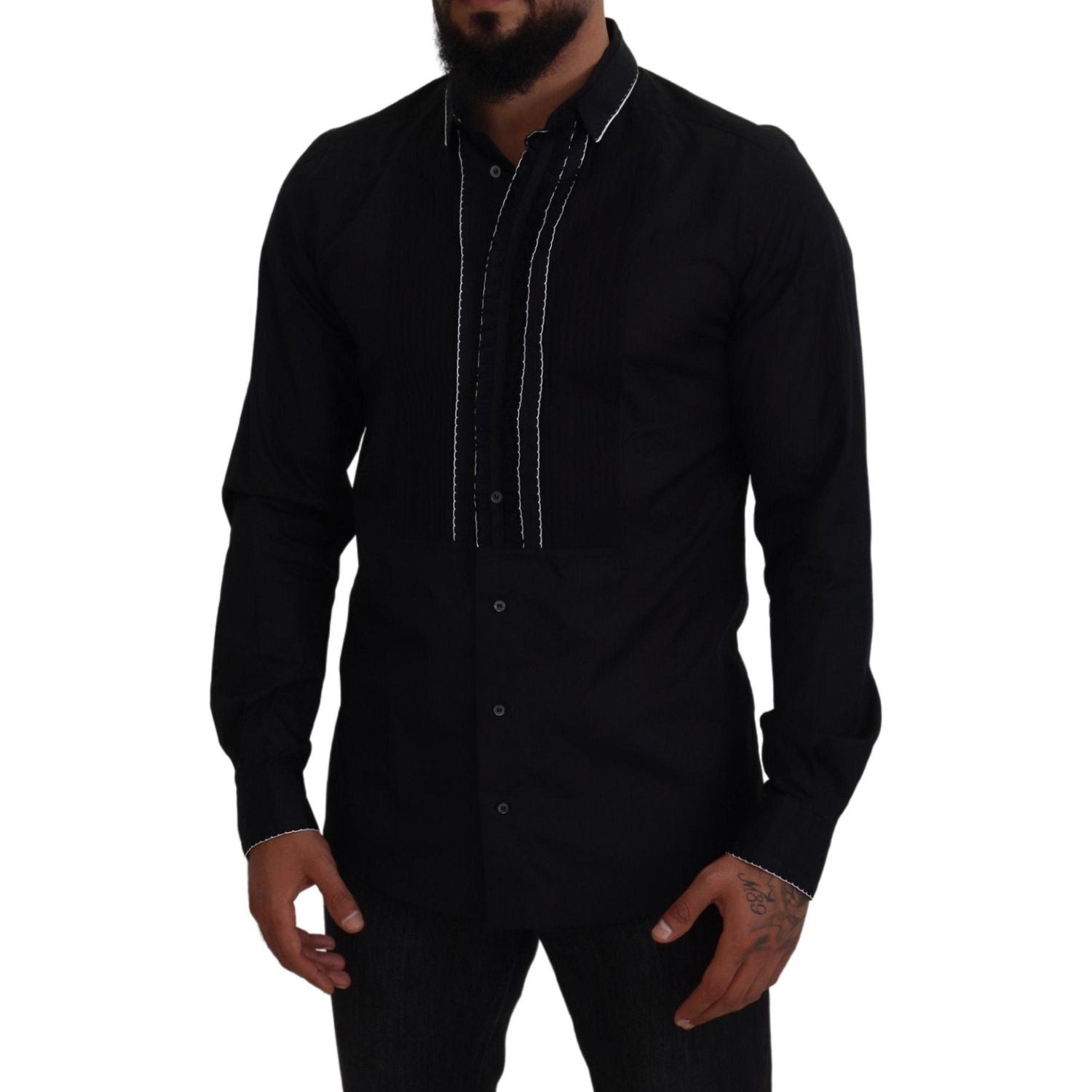 قميص سهرة أنيق بقصّة Slim Fit من Dolce &amp; Gabbana