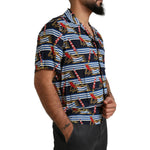 Dolce & Gabbana Multicolor Beach Chair Short Sleeves Shirt