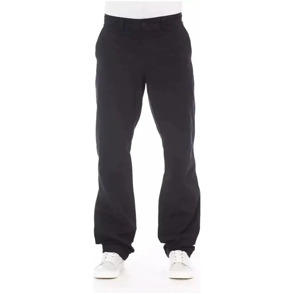 Alpha Studio Blue Cotton Pant