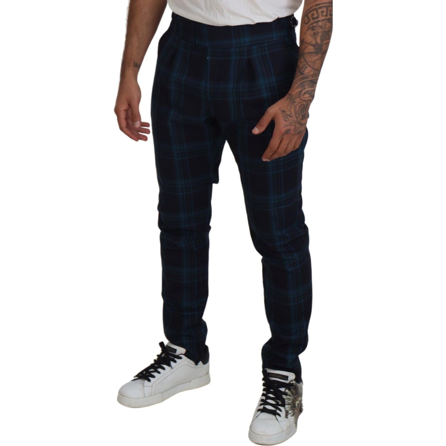 بنطلون رسمي أنيق من الصوف من دولتشي آند غابانا