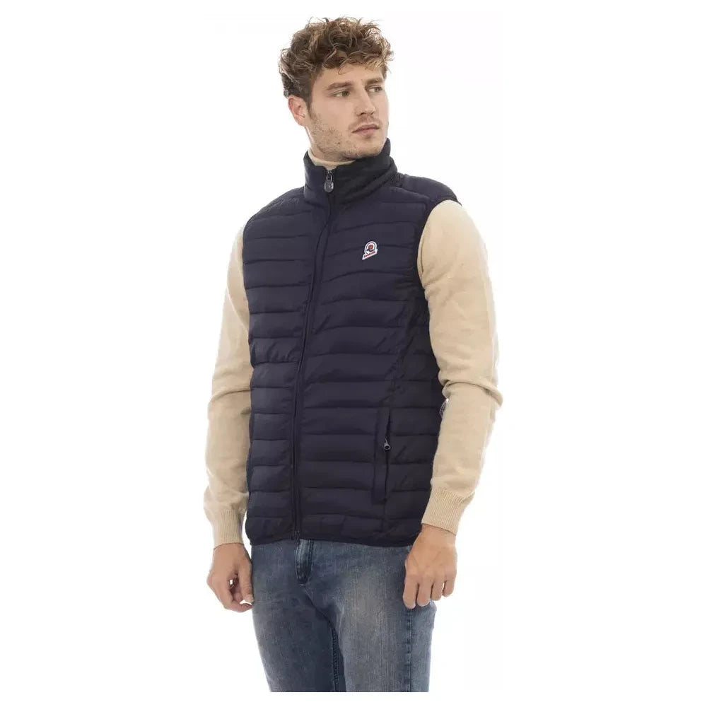 Invicta Blue Polyamide Men's Quilted Vest
