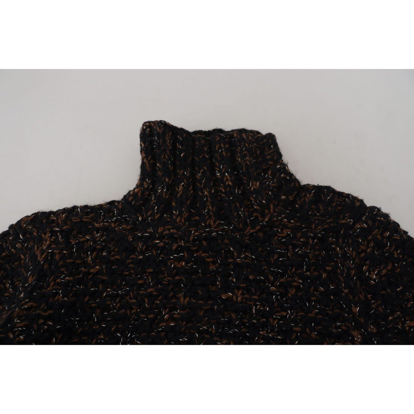 Dolce & Gabbana Brown Fatto A Mano Turtleneck Pullover Sweater TSH83877- 44