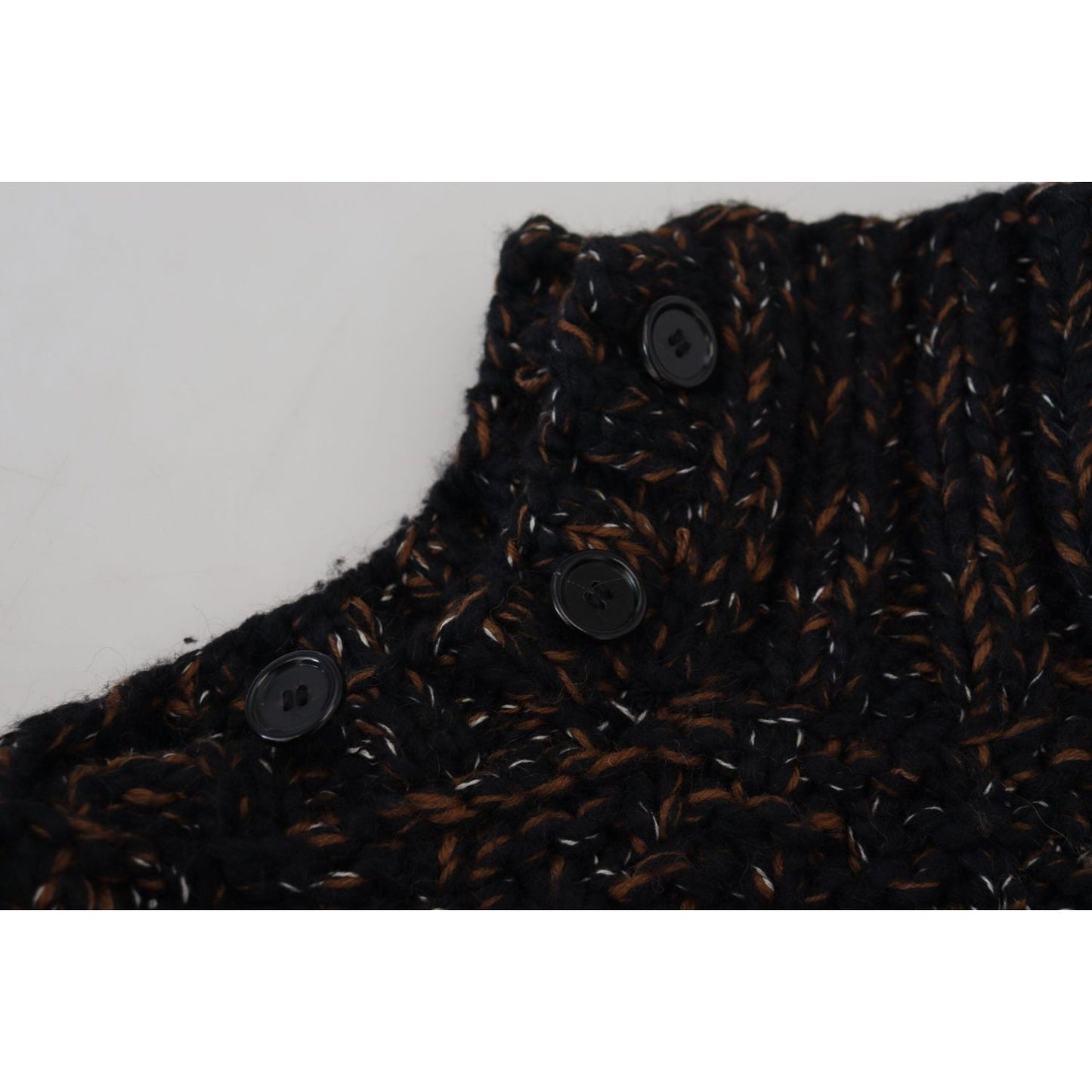 Dolce & Gabbana Brown Fatto A Mano Turtleneck Pullover Sweater TSH83877- 44