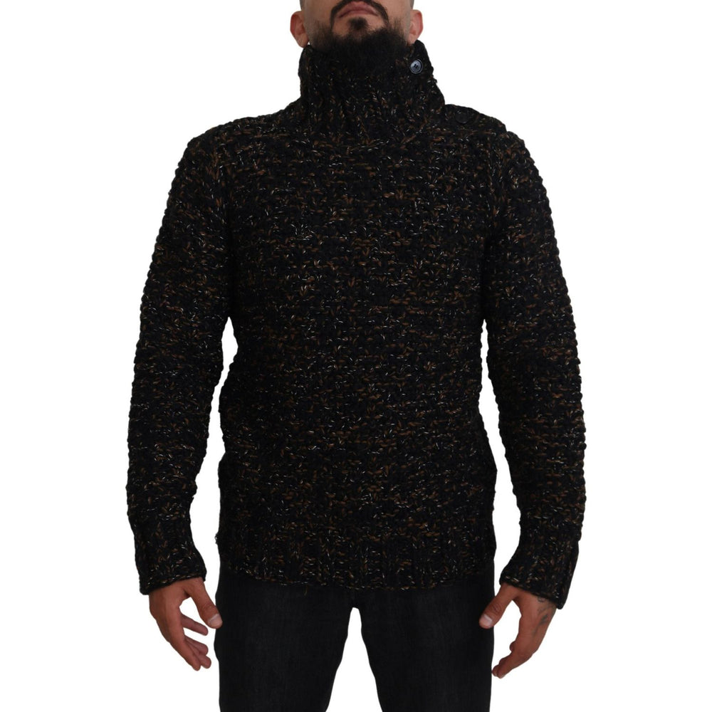 Dolce & Gabbana Brown Fatto A Mano Turtleneck Pullover Sweater TSH83877- 44