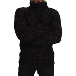 Dolce & Gabbana Brown Fatto A Mano Turtleneck Pullover Sweater TSH83877- 44