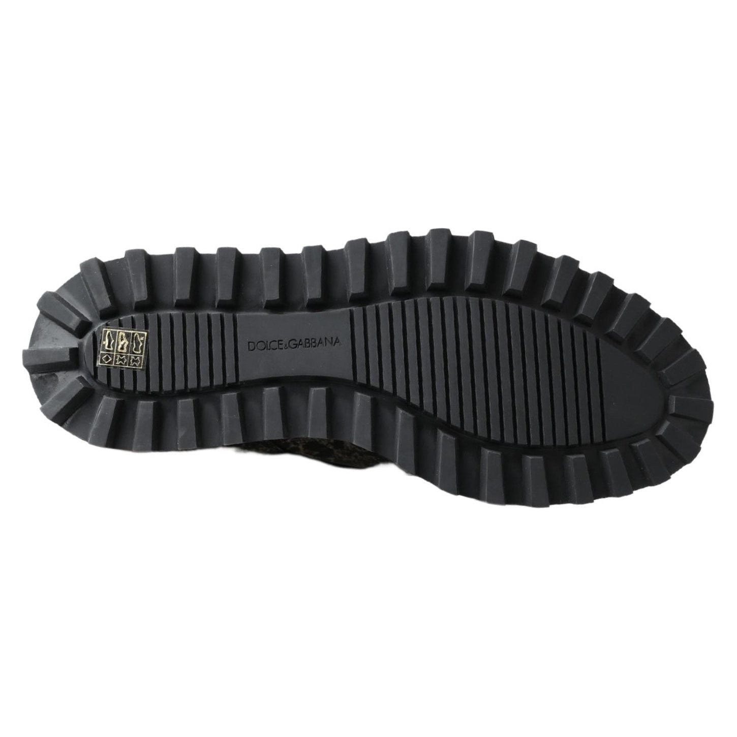 حذاء ديربي ثنائي اللون من دولتشي آند غابانا