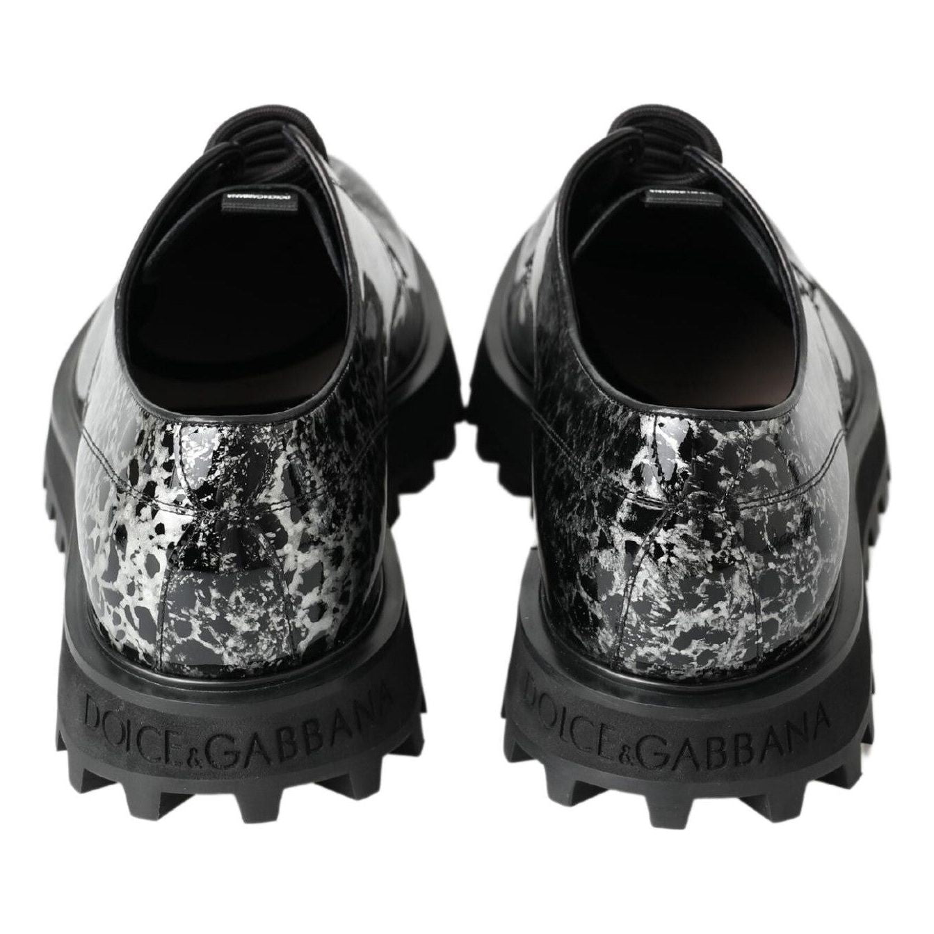 حذاء ديربي ثنائي اللون من دولتشي آند غابانا