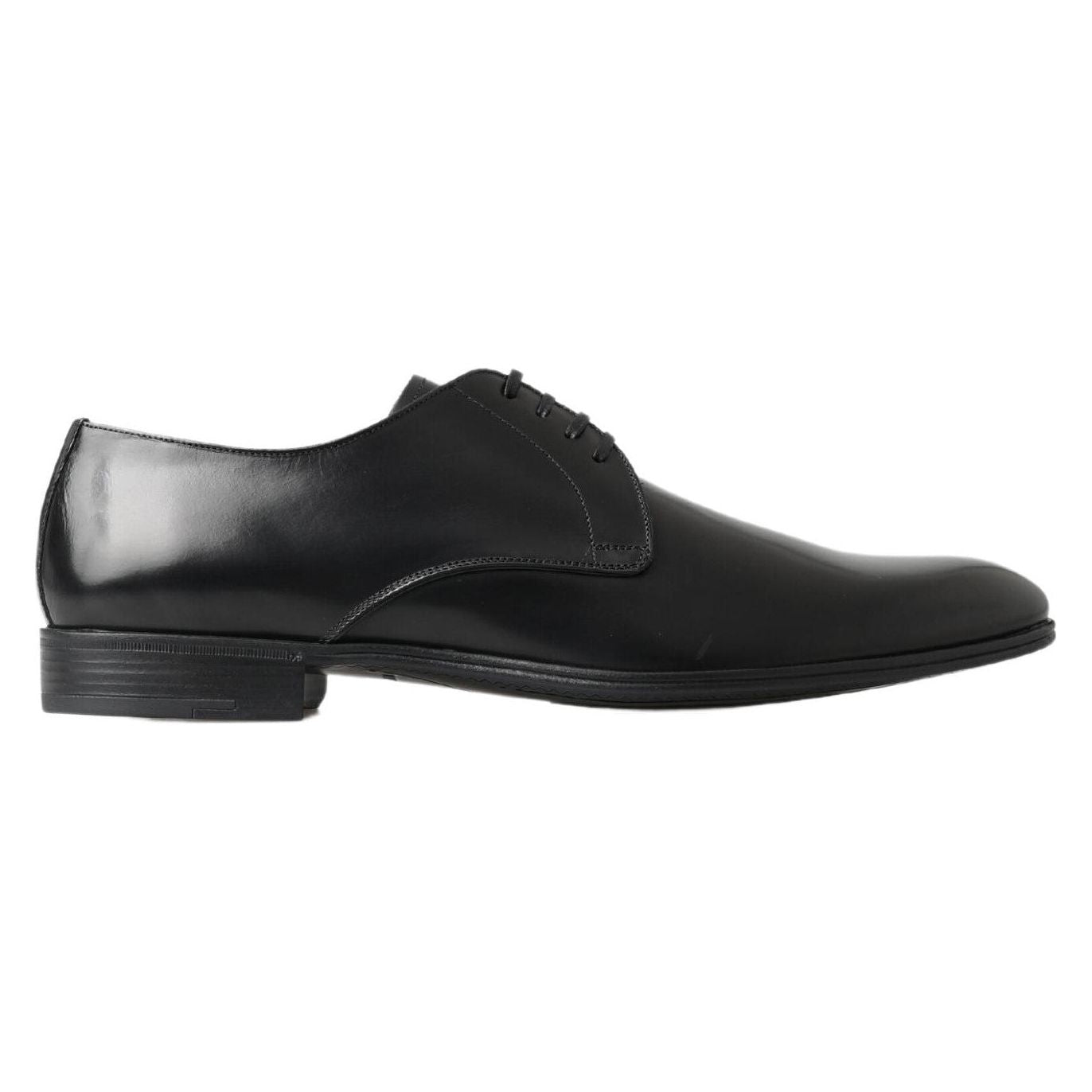 Dolce & Gabbana Black Derby Formal Dress Shoes