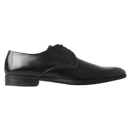 Dolce & Gabbana Black Derby Formal Dress Shoes