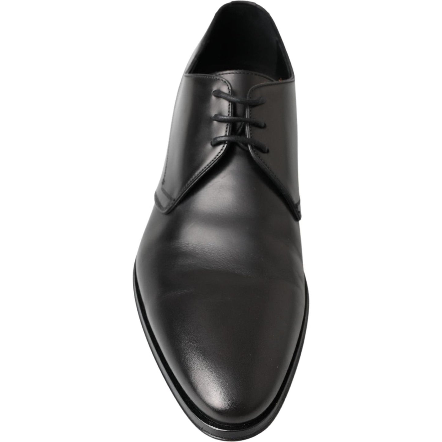 Dolce & Gabbana Black Derby Formal Dress Shoes