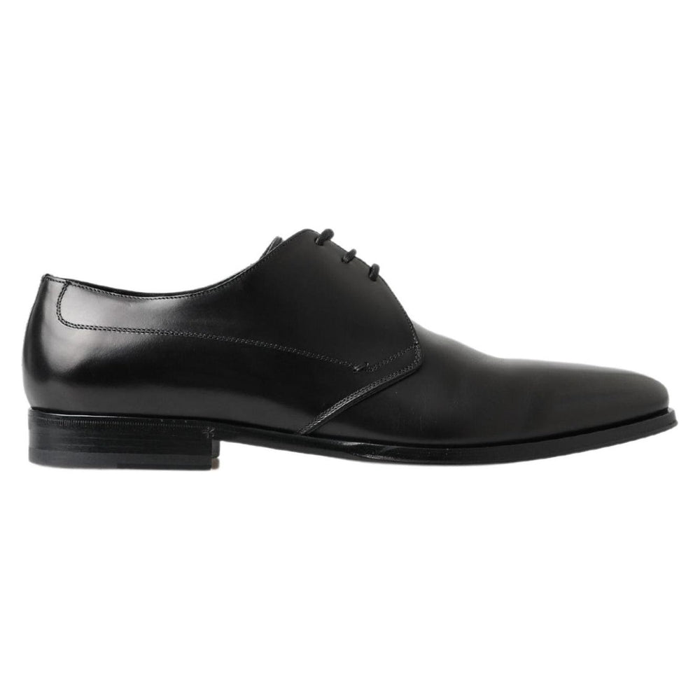 Dolce & Gabbana Black Derby Formal Dress Shoes