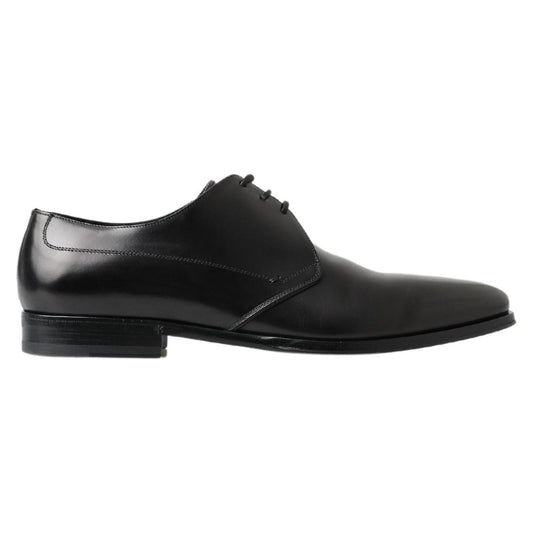 Dolce & Gabbana Black Derby Formal Dress Shoes
