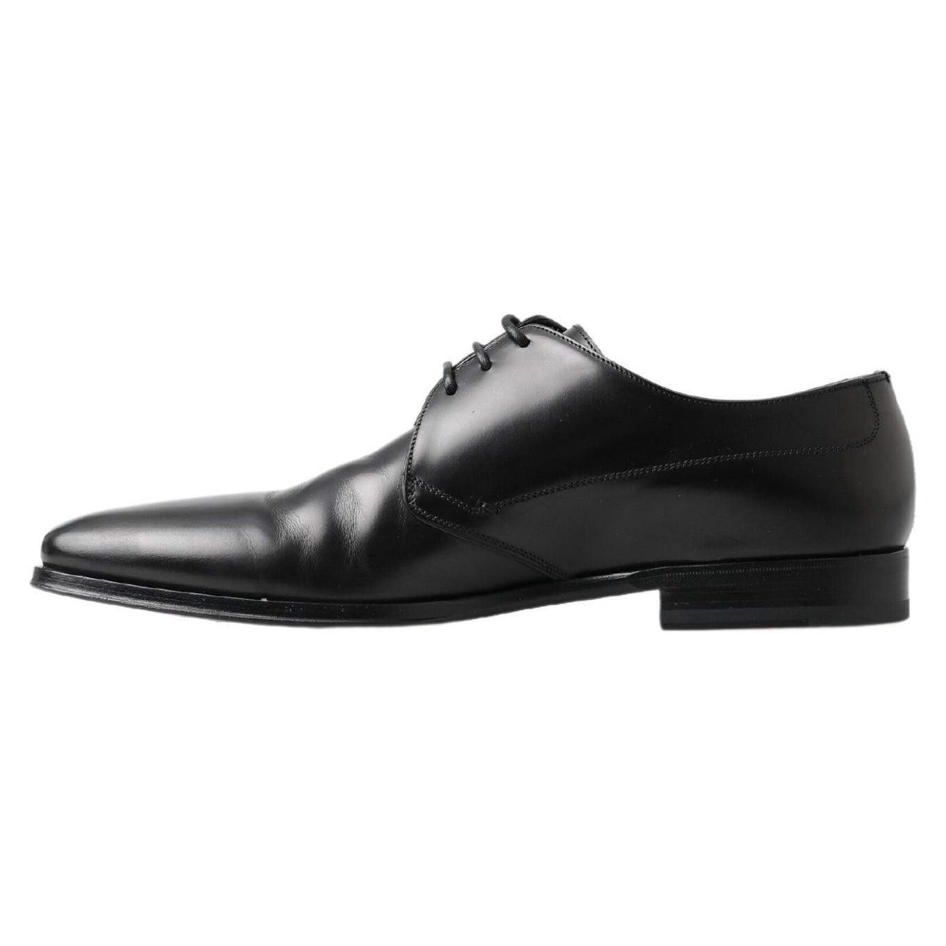 Dolce & Gabbana Black Derby Formal Dress Shoes