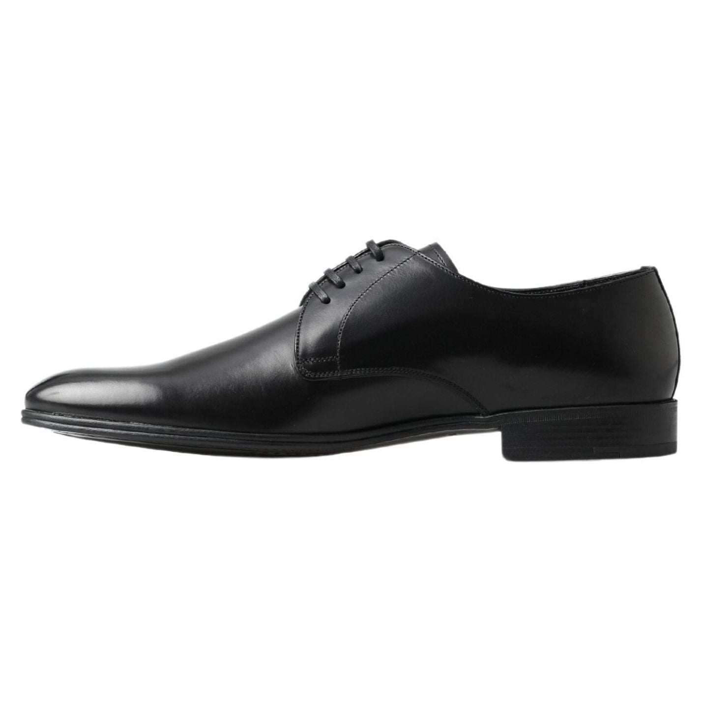 Dolce & Gabbana Black Derby Formal Dress Shoes