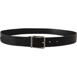 Dolce & Gabbana Black Casual Calf Leather Logo Metal Buckle Belt