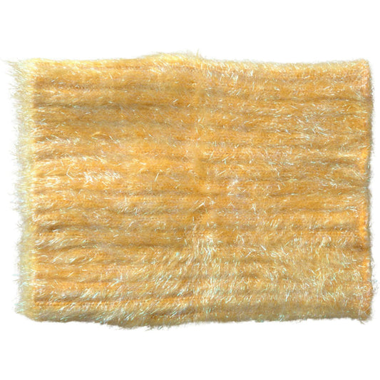 Dolce & Gabbana Yellow Polyester Mohair Fiber Neck Wrap Scarf