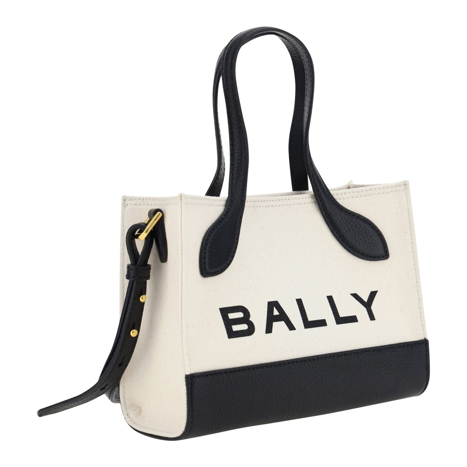 حقيبة يد صغيرة من الجلد بلون متباين من Bally Chic