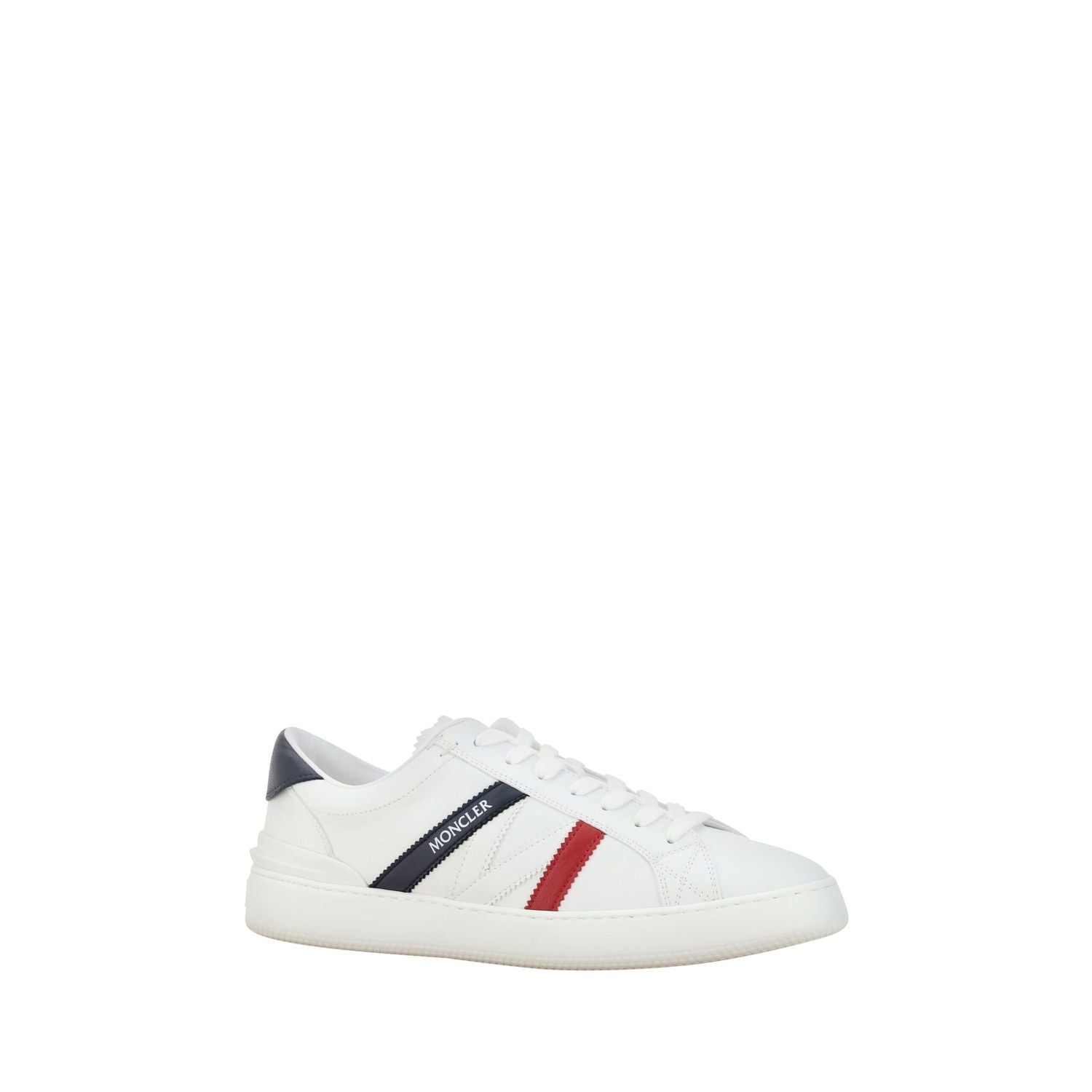 Moncler White Monaco M Low Top Sneakers