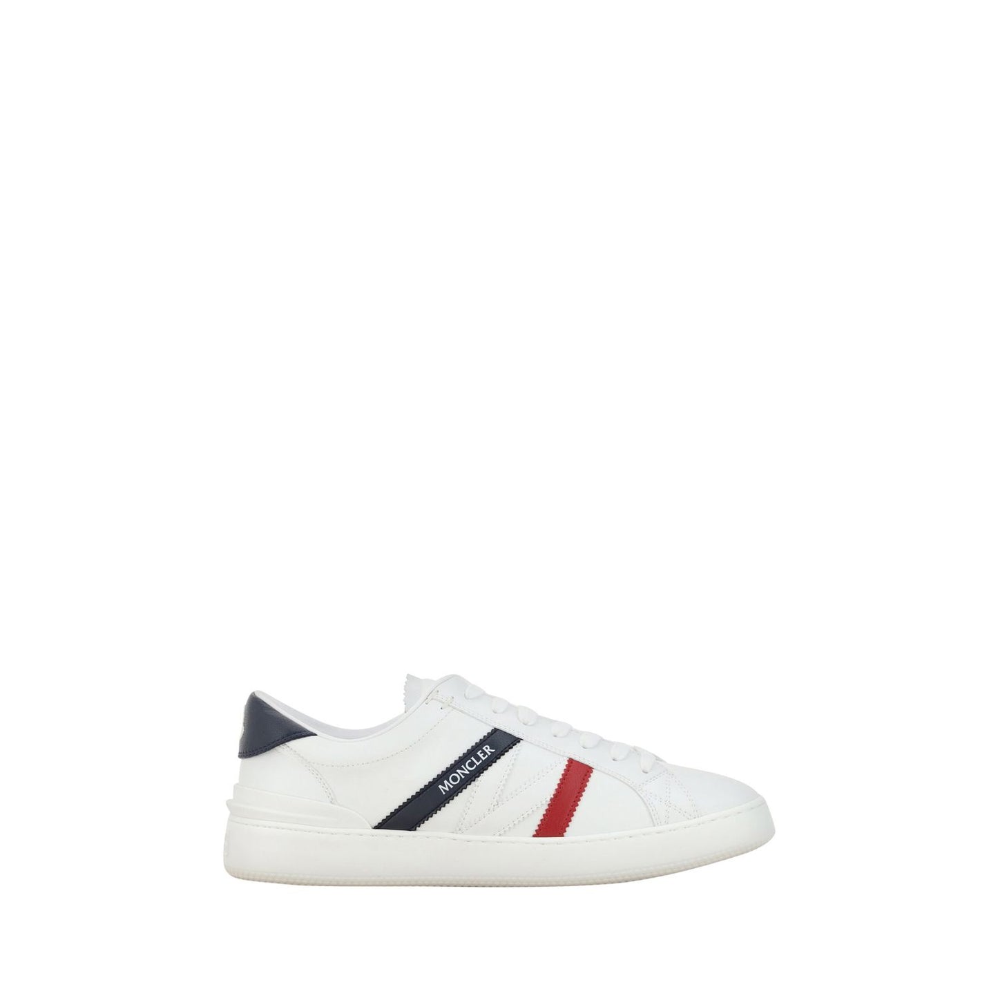 Moncler White Monaco M Low Top Sneakers Moncler
