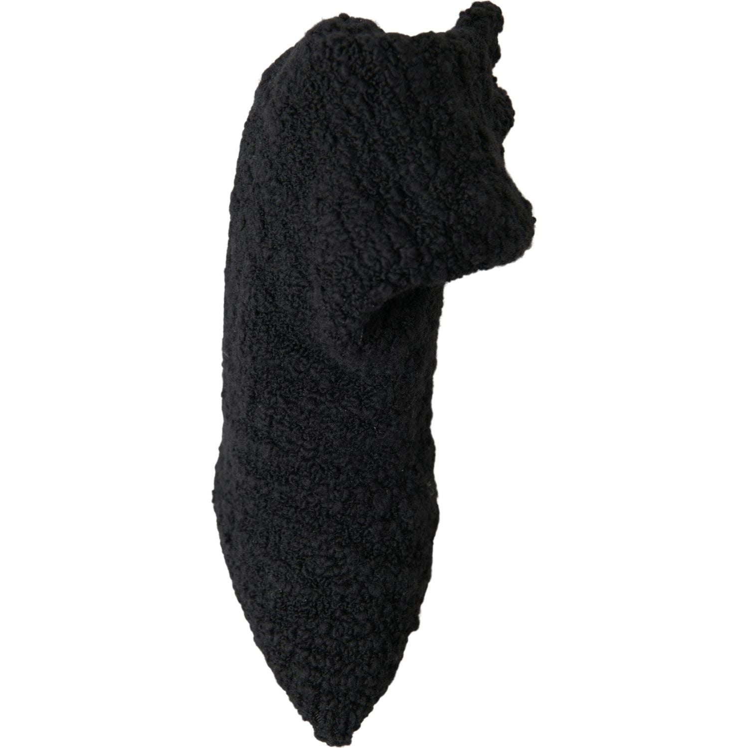 حذاء دولتشي آند غابانا الأنيق المصنوع من الصوف البكر بطول منتصف الساق