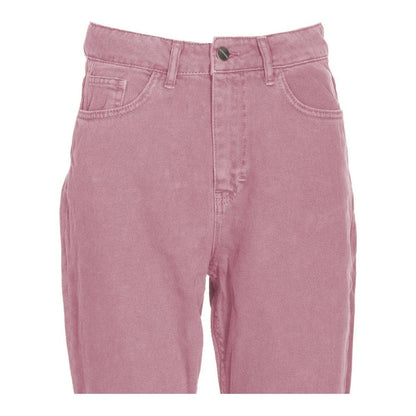 Hinnominate Chic Pink Raw Cut Bottom Jeans