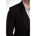 Dolce & Gabbana Purple Logo Embroidery Double Breasted Blazer JKT3717-IT48