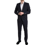 Dolce & Gabbana Blue 2 Piece Single Breasted MARTINI Suit