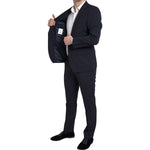 Dolce & Gabbana Blue 2 Piece Single Breasted MARTINI Suit