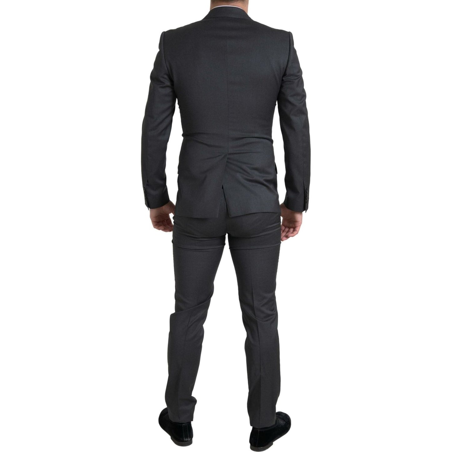 Dolce & Gabbana Gray 2 Piece Double Breasted SICILIA Suit