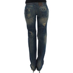 Costume National Blue straight leg jeans