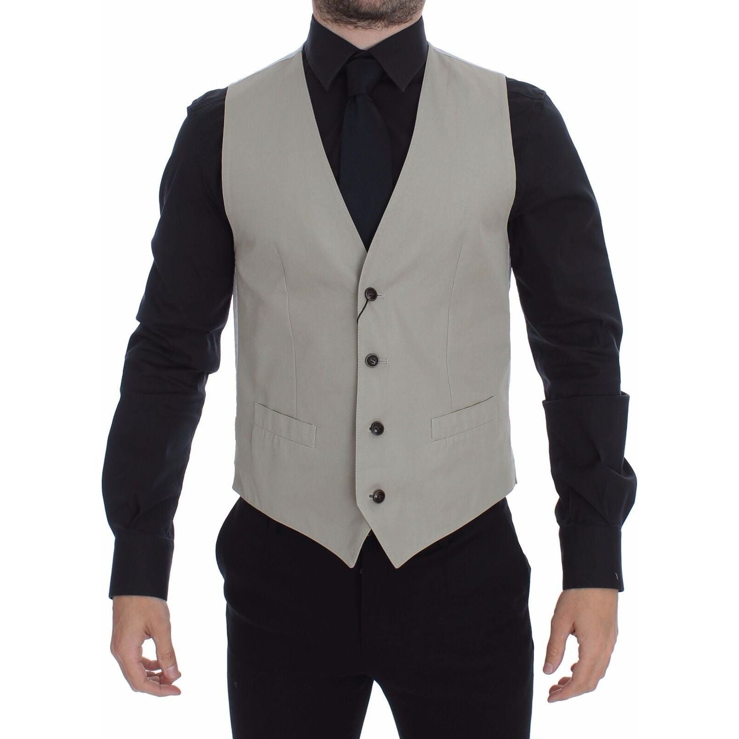 فستان دولتشي آند غابانا شيك بيج بصدر واحد