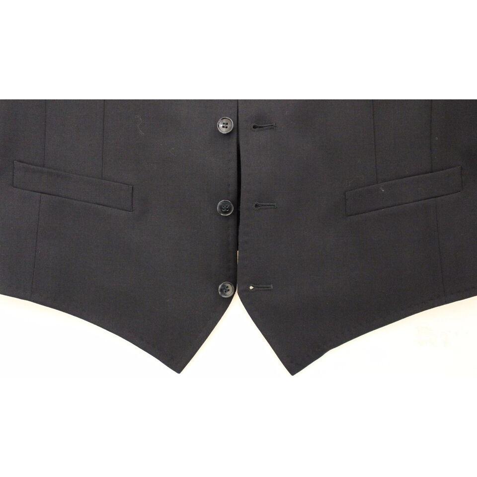 فستان دولتشي آند غابانا الأنيق المصنوع من القطن المرن باللون الأزرق