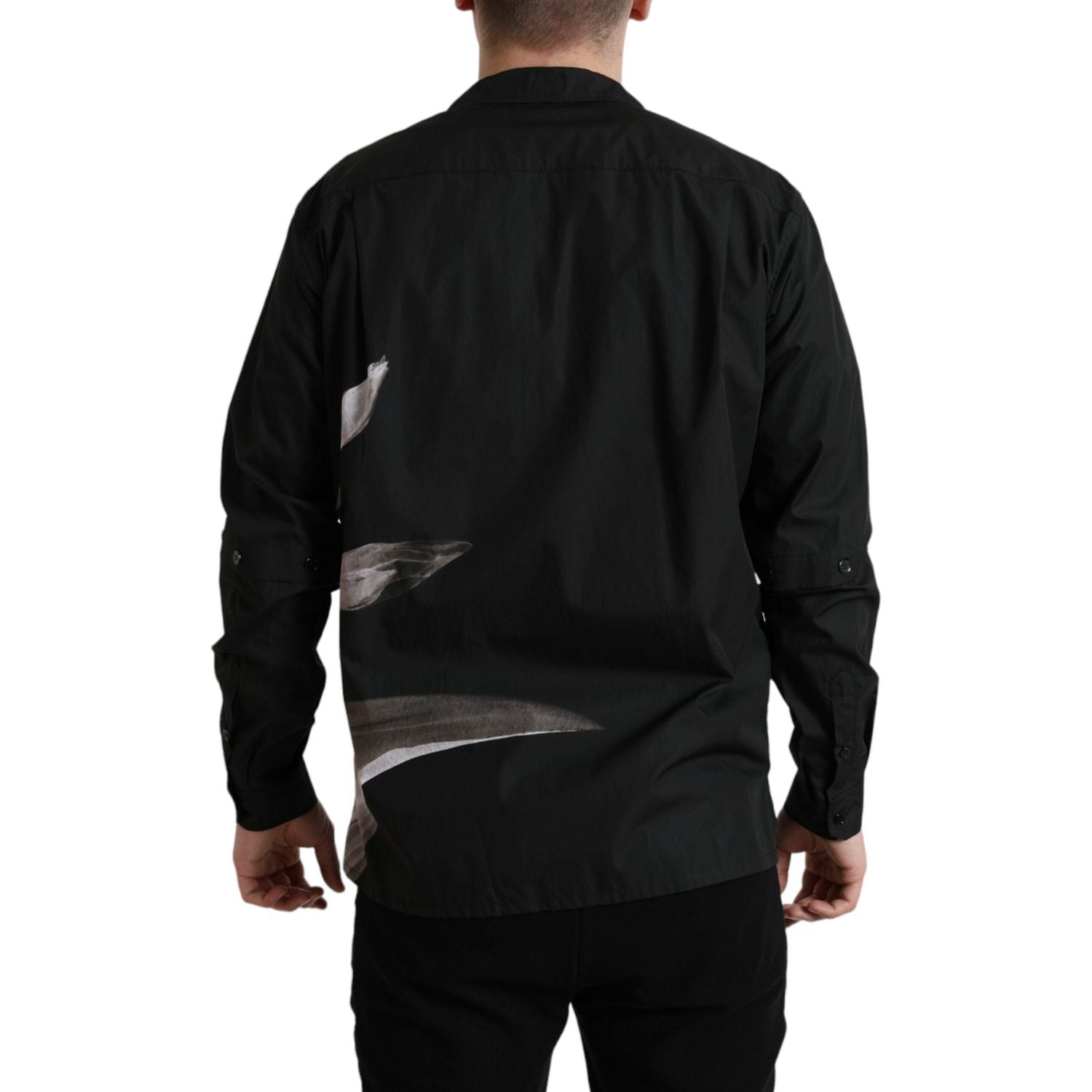 قميص دولتشي آند غابانا الأنيق المزين بالزهور بأزرار