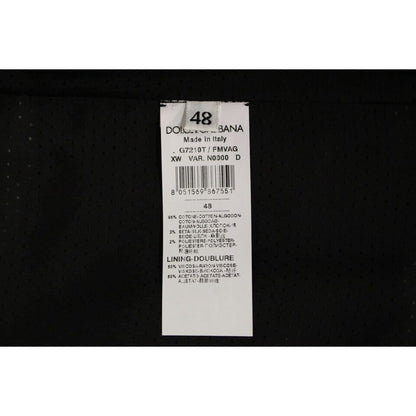 Dolce & Gabbana Gray Cotton Blend Logo Vest Gilet Weste