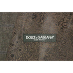 Dolce & Gabbana Brown Check Wool Single Breasted Vest