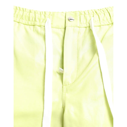 Dolce & Gabbana Light Green Cotton Men Cargo Bermuda Shorts