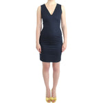 Costume National Blue pencil cotton dress