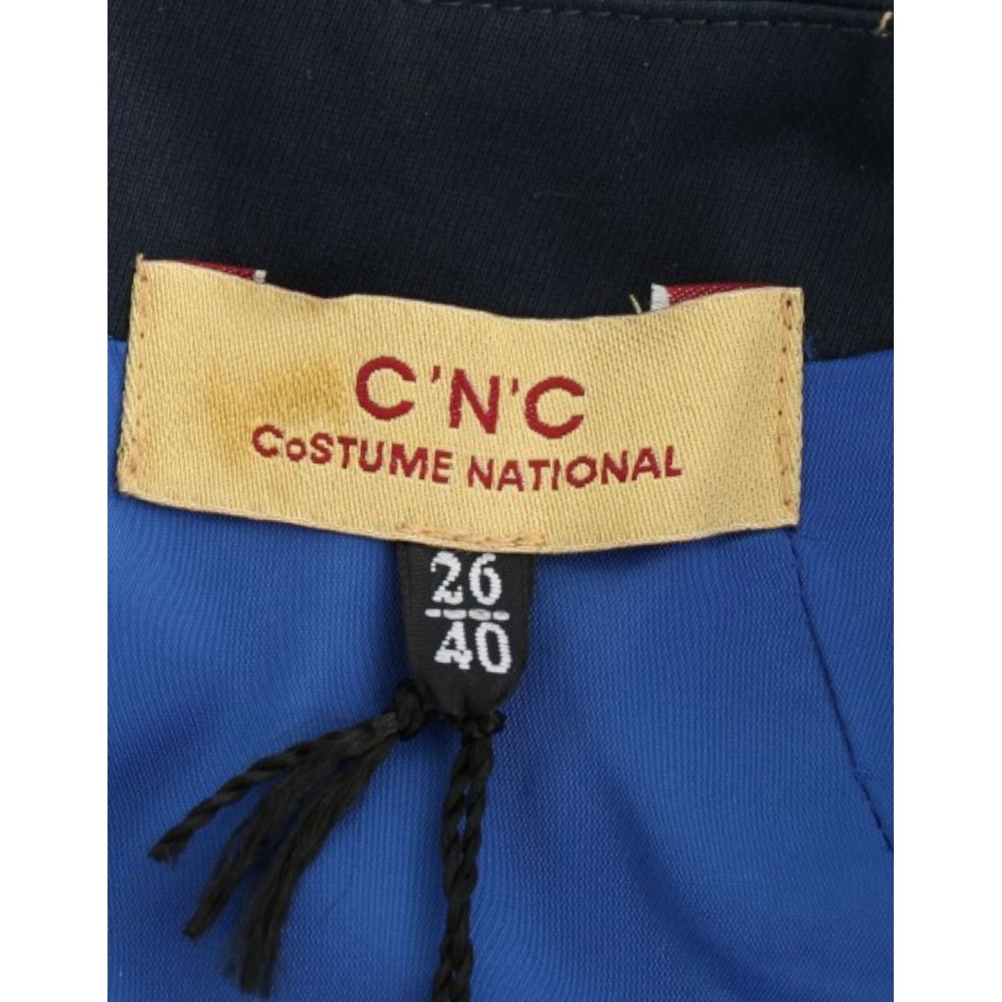 Costume National Blue pencil cotton dress