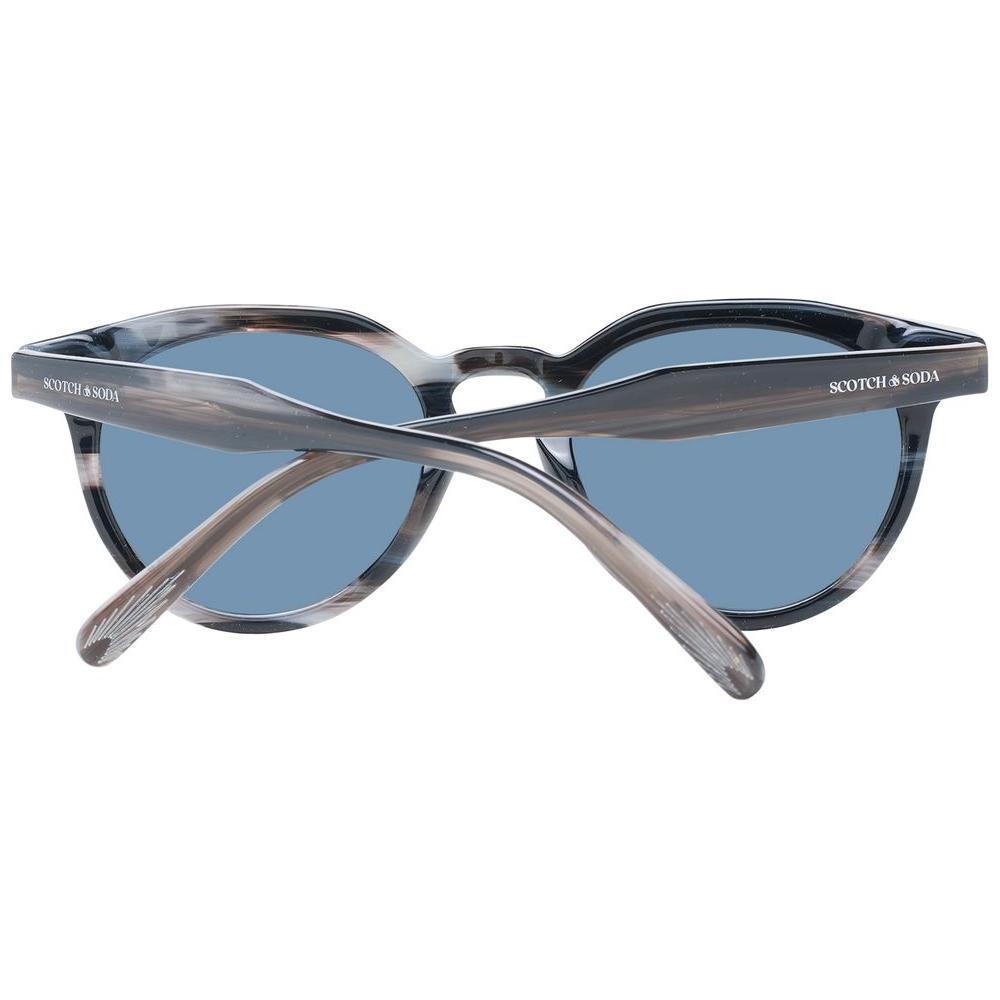 Scotch & Soda Black Men Sunglasses