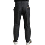 Dolce & Gabbana Multicolor Tiger Cotton Loose Denim Jeans