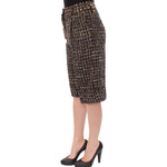 Dolce & Gabbana Multicolor wool shorts pants