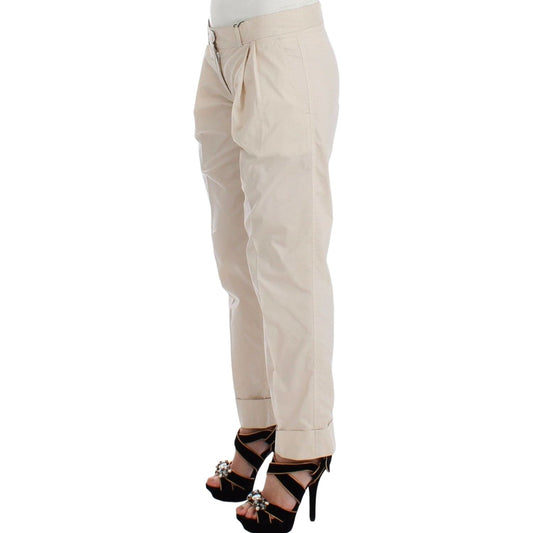 Ermanno Scervino Beige Chinos Casual Dress Pants Khakis MOM26754-1