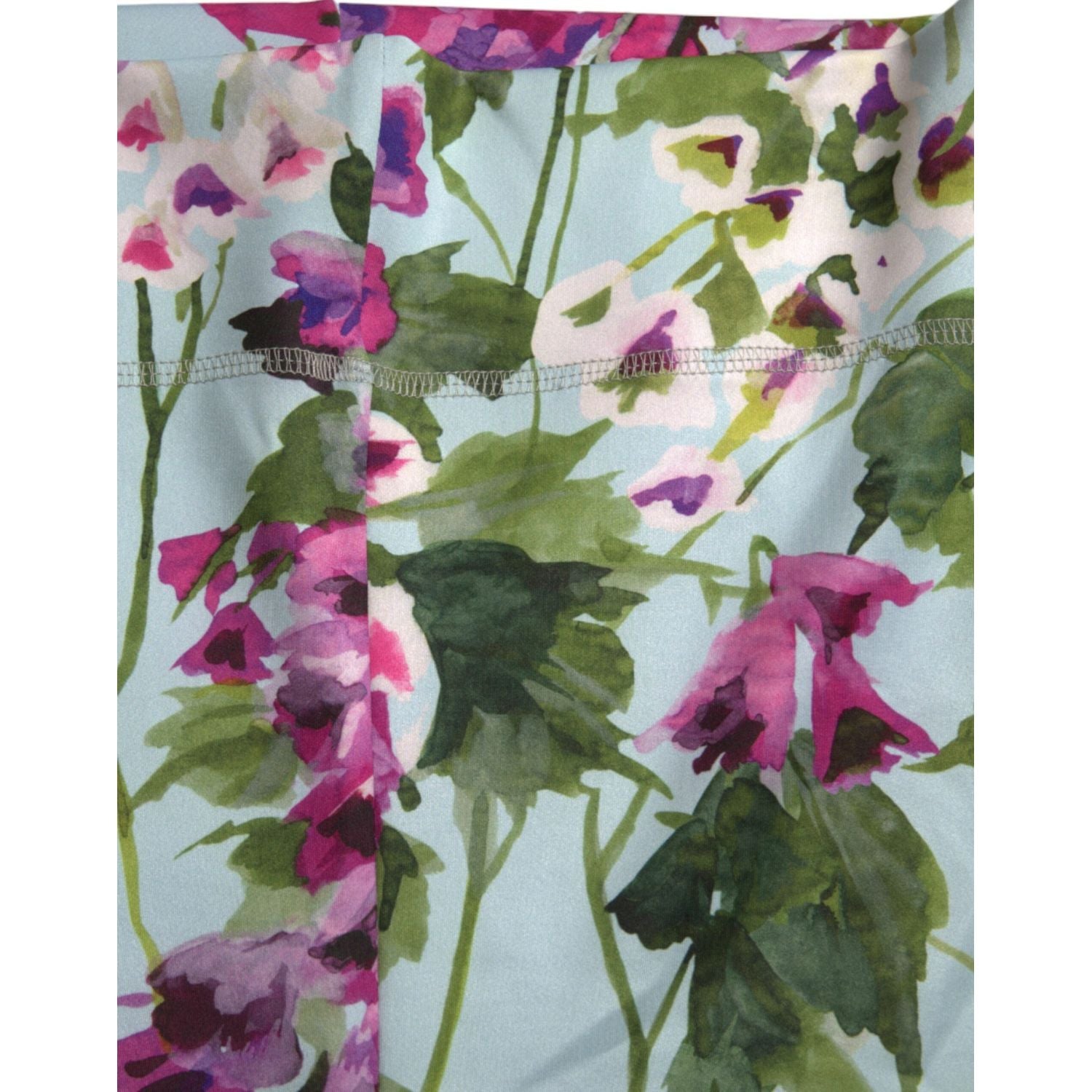 بنطلون ضيق أنيق بنقشة الزهور من دولتشي آند غابانا