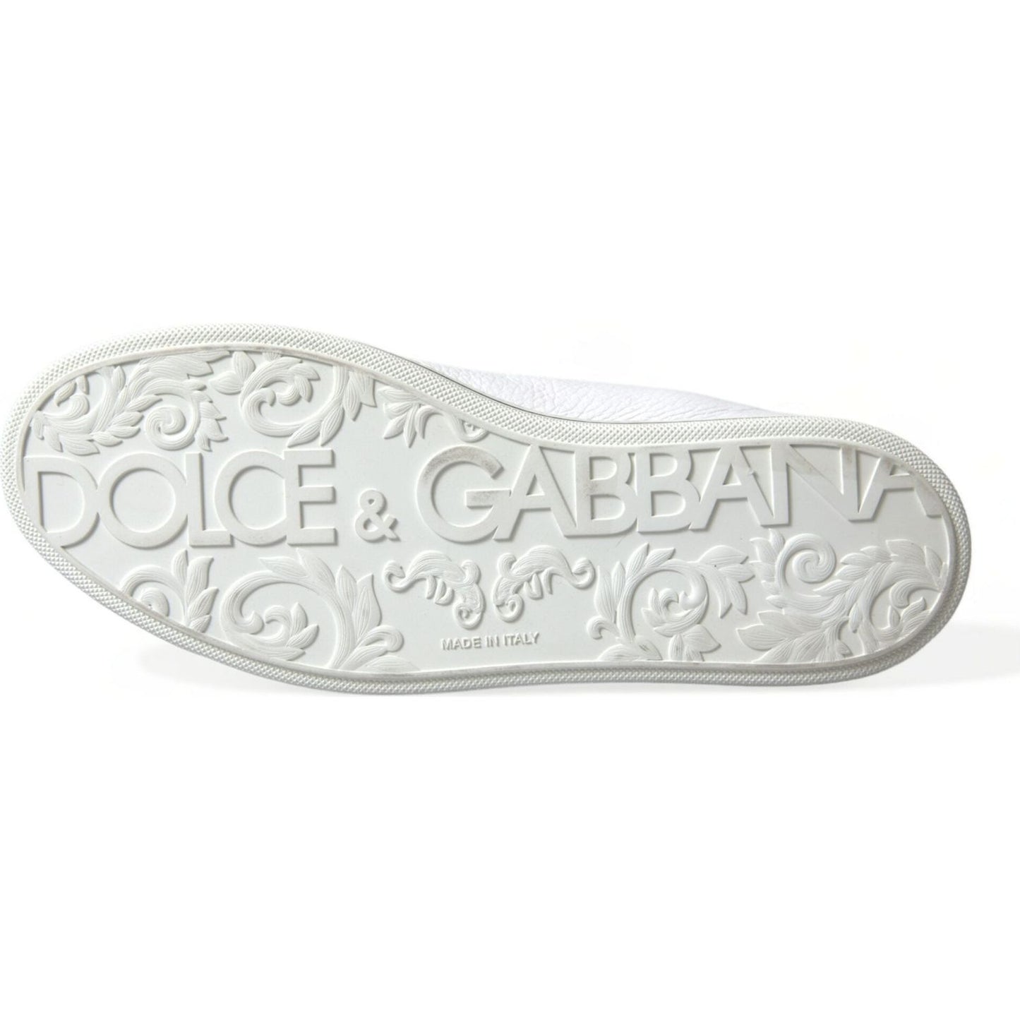 Dolce & Gabbana White Saint Tropez High Top Men Sneakers Shoes