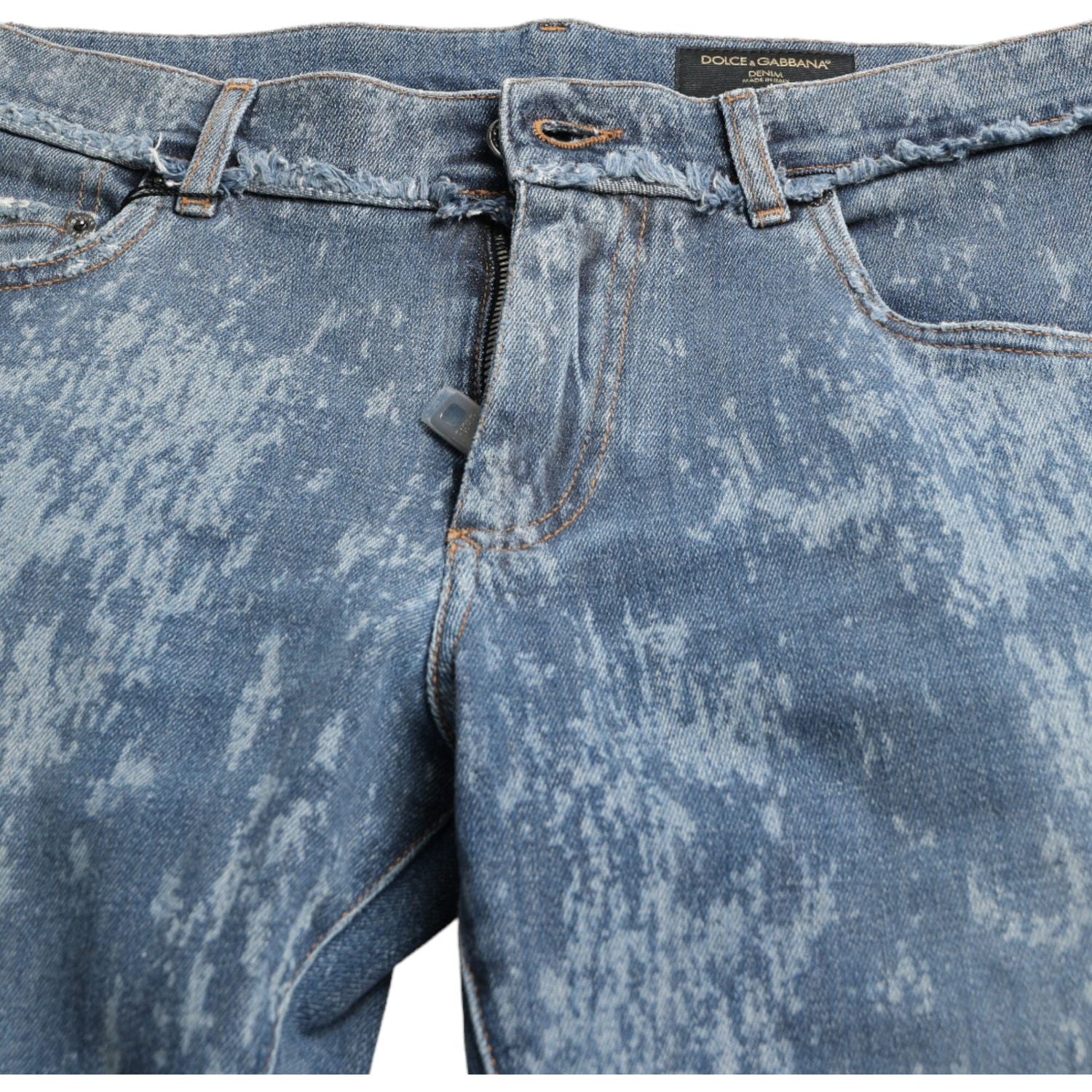 بنطلون جينز ضيق من Dolce &amp; Gabbana باللون الأزرق الأنيق