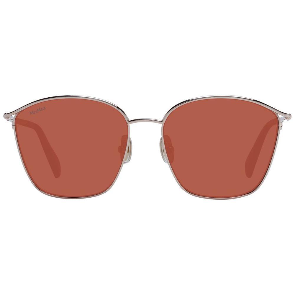 Max Mara Rose Gold Metal Sunglasses