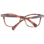 Max Mara Brown Women Glasses Frame with plastic full-rim butterfly style and 54-15-145 size.