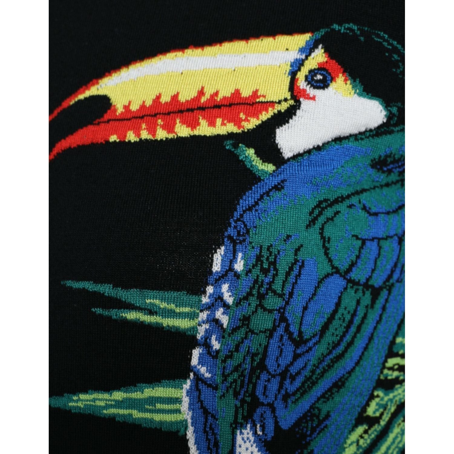 سترة كارديجان أنيقة من الصوف والحرير مطبوعة من دولتشي آند غابانا